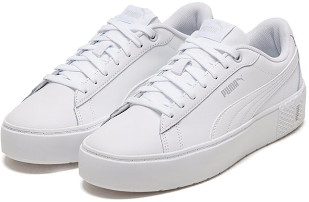 (W) Puma Smash Platform V2 'Blanco Triple' 373035-01 Lookbook (W) Puma Smash Platform V2 'Blanco Triple' 373035-01