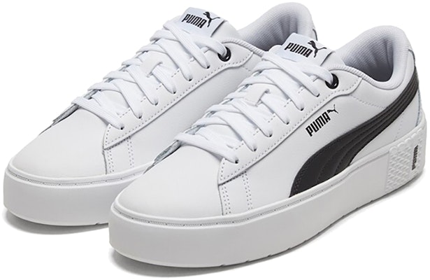 (Women) Puma Smash Platform V2 L 'White Black' 373035-02 Lookbook (Women) Puma Smash Platform V2 L 'White Black' 373035-02