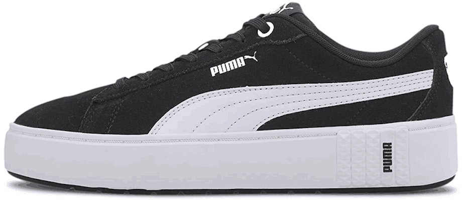 (Women) Puma Smash Platform V2 Suede 'Black White' 373037-04 Buy (Women) Puma Smash Platform V2 Suede 'Black White' 373037-04