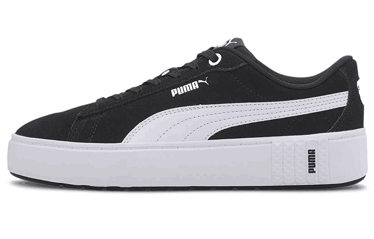 (Women) Puma Smash Platform V2 Suede 'Black White'  373037-04