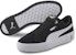 (W) Puma Smash Platform V2 Suede 'Hitam Putih' 373037-04