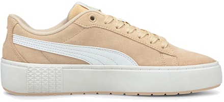 PUMA Smash platform v2 麂皮 轻便耐磨 低帮 板鞋 女款 卡其白 Order PUMA Smash platform v2 麂皮 轻便耐磨 低帮 板鞋 女款 卡其白