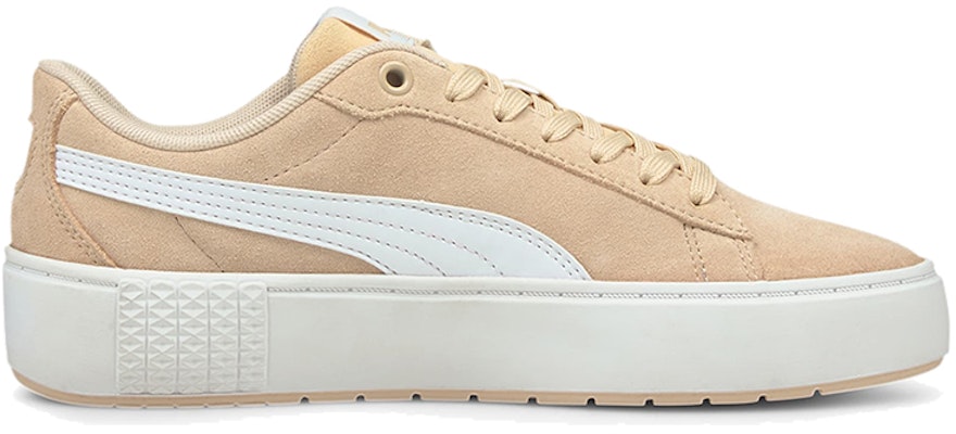 (W) Puma Smash Platform V2 Suede 'Khaki Putih' 373037-06 Order (W) Puma Smash Platform V2 Suede 'Khaki Putih' 373037-06