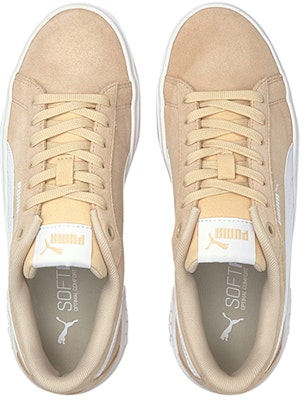 (W) Puma Smash Platform V2 Suede 'Khaki Putih' 373037-06 Lookbook (W) Puma Smash Platform V2 Suede 'Khaki Putih' 373037-06