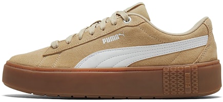 (Women) Puma Smash Platform V2 Suede 'Pale Khaki' 373037-03 (Women) Puma Smash Platform V2 Suede 'Pale Khaki' 373037-03