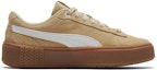 Order (W) Puma Smash Platform V2 Suede 'Pale Khaki' Kasut Wanita Khaki. 373037-03