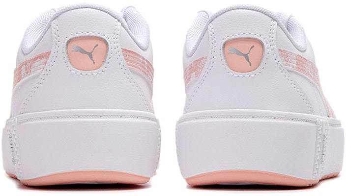 (W) Puma Smash Platform V2 Untamed Sepatu Wanita Putih/Pink 368885-01 Lookbook (W) Puma Smash Platform V2 Untamed Sepatu Wanita Putih/Pink 368885-01