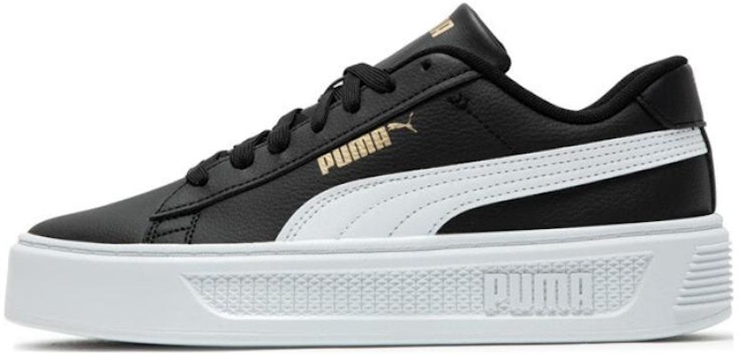 (W) Puma Smash Platform v3 'Hitam Putih Emas' 390758-02 Buy (W) Puma Smash Platform v3 'Hitam Putih Emas' 390758-02
