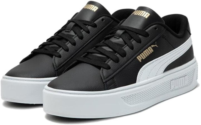(W) Puma Smash Platform v3 'Hitam Putih Emas' 390758-02 Lookbook (W) Puma Smash Platform v3 'Hitam Putih Emas' 390758-02