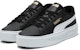 (W) Puma Smash Platform v3 'Hitam Putih Emas' 390758-02