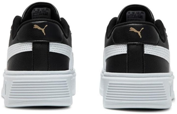 (Women) Puma Smash Platform v3 'Black White Gold' 390758-02 Shop (Women) Puma Smash Platform v3 'Black White Gold' 390758-02