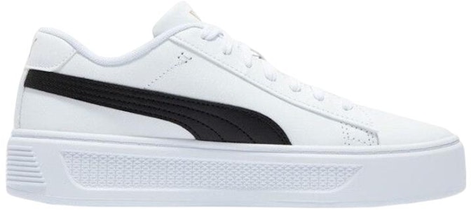 (W) 푸마 스매쉬 플랫폼 v3 '화이트 블랙 골드' 390758-04 Order (W) 푸마 스매쉬 플랫폼 v3 '화이트 블랙 골드' 390758-04