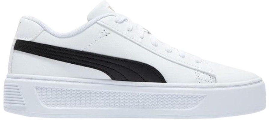 PUMA Smash Platform V3 防滑耐磨 低筒 板鞋 女款 黑白 Order PUMA Smash Platform V3 防滑耐磨 低筒 板鞋 女款 黑白