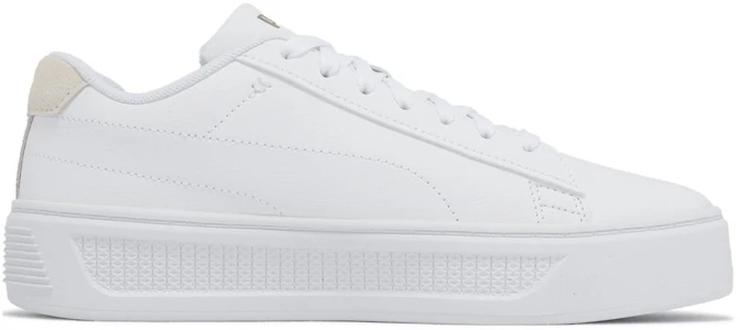 Lookbook (W) Puma Smash Platform V3 ''Laser Cut - Wit Pristine Goud'' 389403-01
