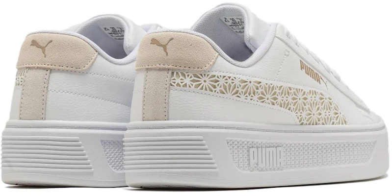(W) Puma Smash Platform V3 ''Découpe Laser - Blanc Or Pristine'' 389403-01 Purchase (W) Puma Smash Platform V3 ''Découpe Laser - Blanc Or Pristine'' 389403-01