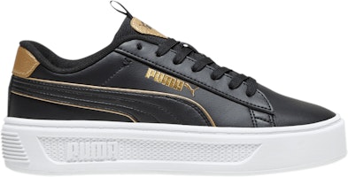 (Women) Puma Smash Platform v3 'Pop Up - Black Gold' 392504-01 (Women) Puma Smash Platform v3 'Pop Up - Black Gold' 392504-01
