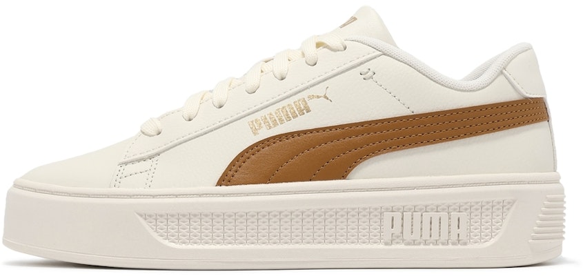 (Women) Puma Smash Platform v3 'Warm White Caramel Latte Gold' 390758-12 Buy (Women) Puma Smash Platform v3 'Warm White Caramel Latte Gold' 390758-12