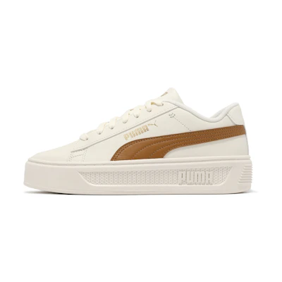 (W) Puma Smash Platform v3 'Warm White Caramel Latte Gold'