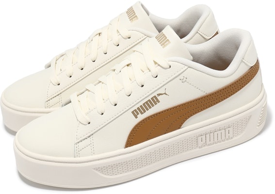 (Women) Puma Smash Platform v3 'Warm White Caramel Latte Gold' 390758-12 Lookbook (Women) Puma Smash Platform v3 'Warm White Caramel Latte Gold' 390758-12