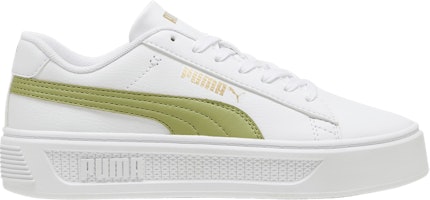 (Women) Puma Smash Platform v3 'White Calming Green' 390758-13 (Women) Puma Smash Platform v3 'White Calming Green' 390758-13