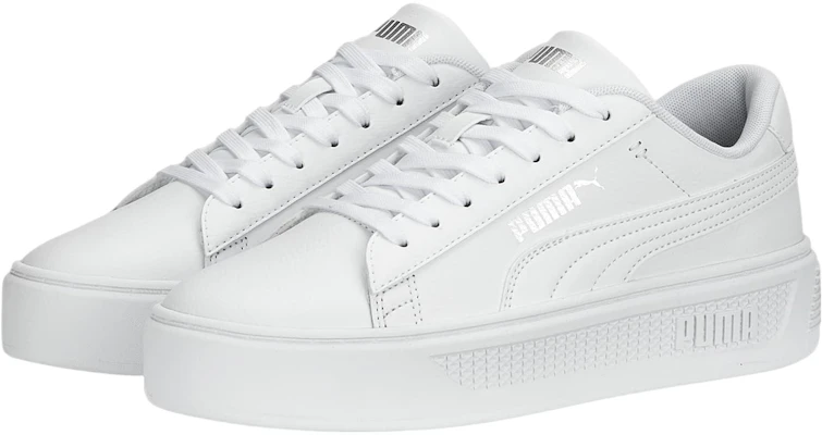 (W) Puma Smash Platform V3 'Putih Perak' 390758-01 Shop (W) Puma Smash Platform V3 'Putih Perak' 390758-01