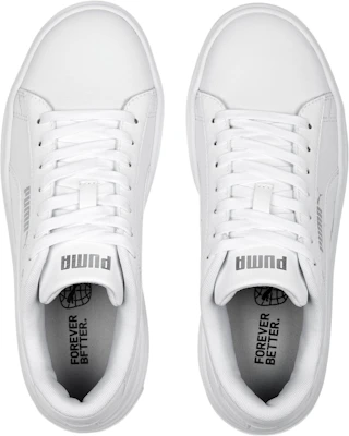 (W) Puma Smash Platform V3 'Putih Perak' 390758-01 Purchase (W) Puma Smash Platform V3 'Putih Perak' 390758-01