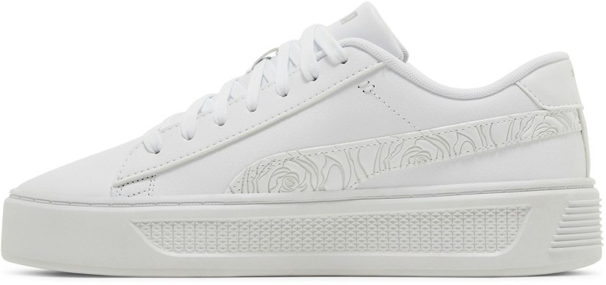 (W) Puma Smash Platform v3 ''Wit Zilver Roze'' 397578-01 Lookbook (W) Puma Smash Platform v3 ''Wit Zilver Roze'' 397578-01