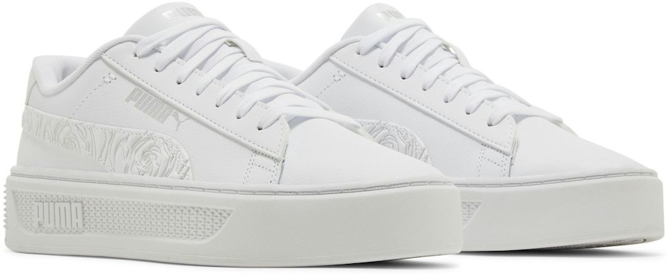 (W) Puma Smash Platform v3 ''Wit Zilver Roze'' 397578-01 Cheap (W) Puma Smash Platform v3 ''Wit Zilver Roze'' 397578-01