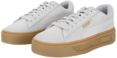 彪馬 Smash Platform v3 SD 防滑耐磨 低幫 板鞋 女款 灰色 Lookbook 彪馬 Smash Platform v3 SD 防滑耐磨 低幫 板鞋 女款 灰色