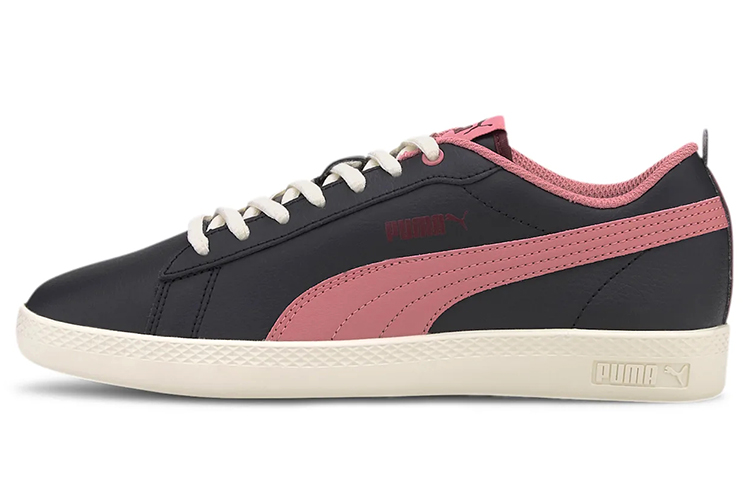 (W) Puma Smash v2 Black/Pink