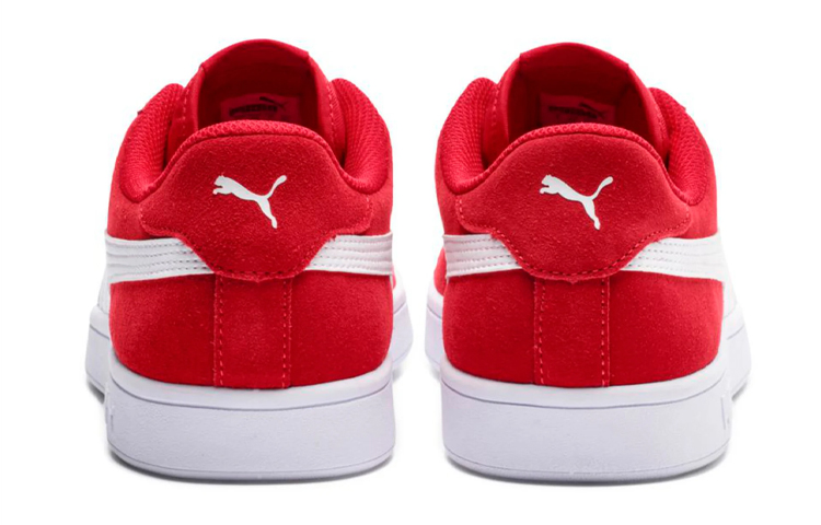 Shop PUMA Smash v2 休閒 低筒 板鞋 女款 紅