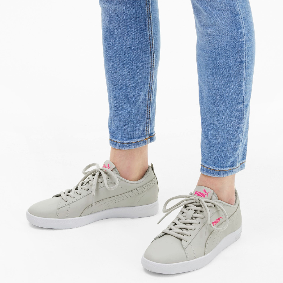 Sizing (W) 푸마 스매쉬 v2 그레이 (Puma Smash v2 Grey) 365208-24