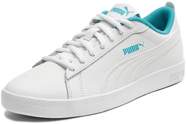 (W) 푸마 스매쉬 v2 '화이트 & 아쿠아' 365208-27 Lookbook (W) 푸마 스매쉬 v2 '화이트 & 아쿠아' 365208-27