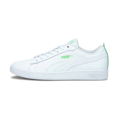 (W) Puma Smash v2 'White Green'
