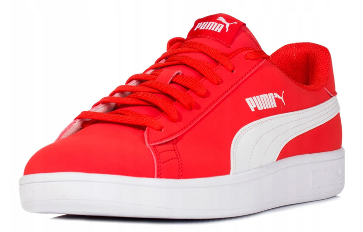 Lookbook (W) プーマ スマッシュV2 バック レッド/ホワイト 365160-03