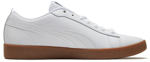 Order (W) 푸마 스매쉬 V2 L '화이트 검' (Puma Smash V2 L '화이트 검') 365208-12