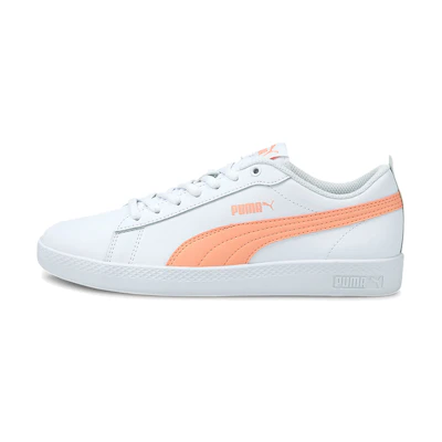 (W) Puma Smash v2 Leather 'White Apricot Blush'
