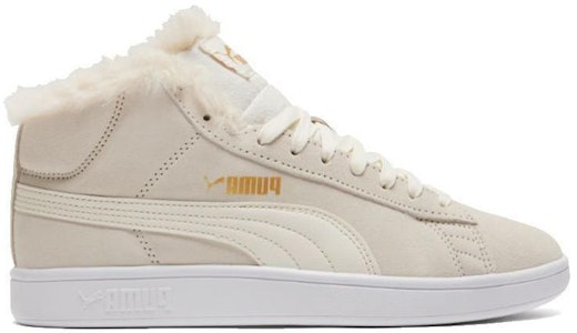 (W) プーマ スマッシュV2 ミッド ベージュ/ホワイト 385005-02 Order (W) プーマ スマッシュV2 ミッド ベージュ/ホワイト 385005-02