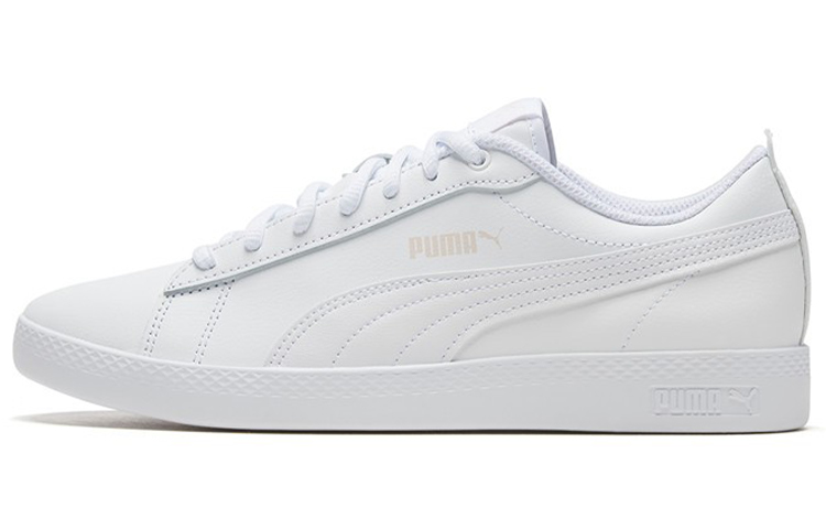 (Women) Puma Smash V2 Pure White 365208-19
