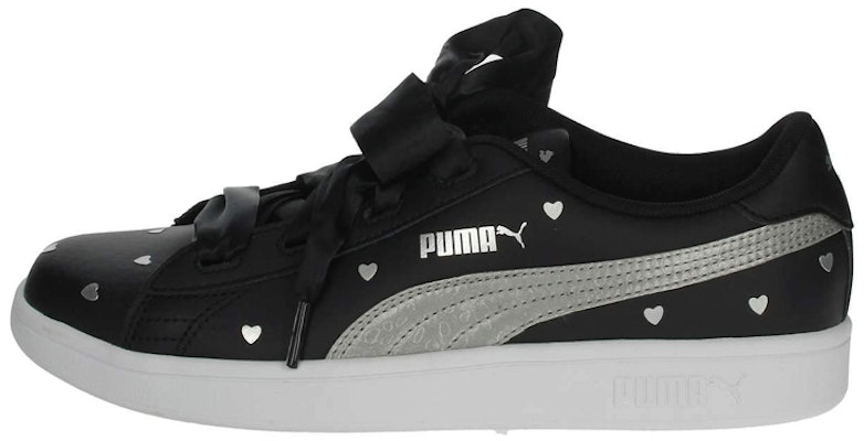Puma Smash V2 Ribbon 女款 黑 輕便休閒鞋 Buy Puma Smash V2 Ribbon 女款 黑 輕便休閒鞋