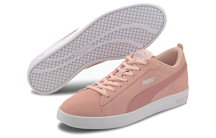 Lookbook (W) 彪马Smash v2 SD粉白色低帮休闲滑板鞋 365313-24