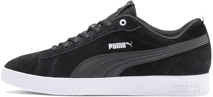 women-puma-smash-v2-sd-low-cut-casual-sneakers-black-white-365313-01
