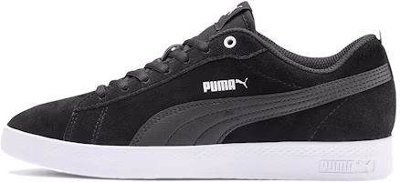 (Women) Puma Smash v2 SD Black/White Low Casual Board Shoes 365313-01 (Women) Puma Smash v2 SD Black/White Low Casual Board Shoes 365313-01