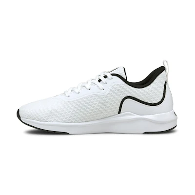 (W) Puma Softride Fitness Running Shoes White/Black