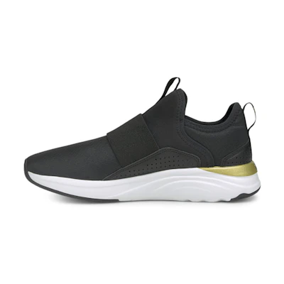 (W) Puma Softride 'Sophia Black Gold'