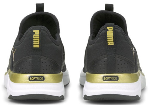(Women) Puma Softride 'Sophia Black Gold' 195346-01 Shop (Women) Puma Softride 'Sophia Black Gold' 195346-01
