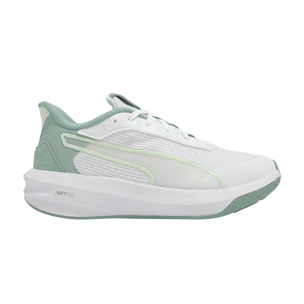 (W) Puma Softride Courtney 'White Green Moon'