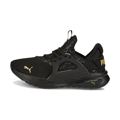 (W) Puma Softride Enzo Evo 'Metallic - Black Gold'