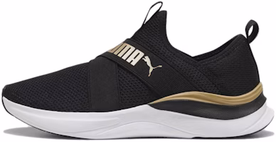 (Women) Puma Softride Harmony Slip-On 'Black Gold' 379606-01 (Women) Puma Softride Harmony Slip-On 'Black Gold' 379606-01
