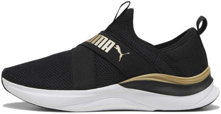 (Women) Puma Softride Harmony Slip-On 'Black Gold' 379606-01 Buy (Women) Puma Softride Harmony Slip-On 'Black Gold' 379606-01